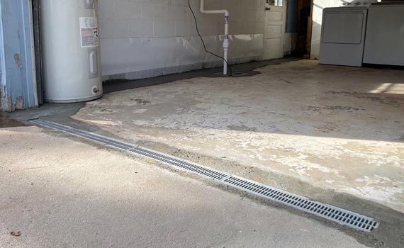 Neat and clean basement system