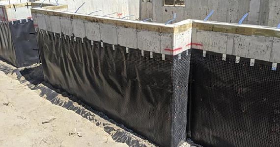 Professional foundation waterproofing