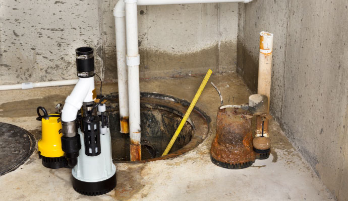 Installing new sump pump